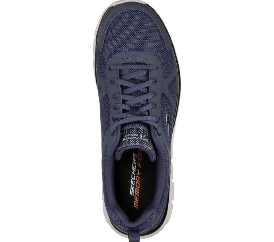 Men's Wide Fit Skechers 52631 Track Scloric Walking Trainers