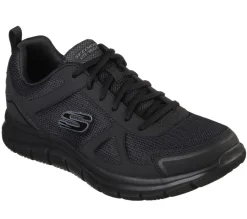 Men's Wide Fit Skechers 52631 Track Scloric Walking Trainers