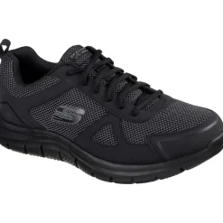 Men's Wide Fit Skechers 52630 Track Bucolo Sports Trainers - Black