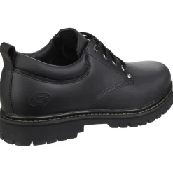 Men's Wide Fit Skechers 6618 Tom Cats Lace Up Shoes - Black