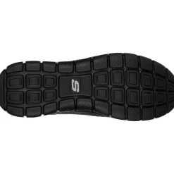 Men's Wide Fit Skechers 52630 Track Bucolo Sports Trainers - Black