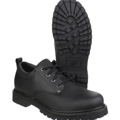 Men's Wide Fit Skechers 6618 Tom Cats Lace Up Shoes - Black