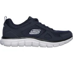 Men's Wide Fit Skechers 52631 Track Scloric Walking Trainers