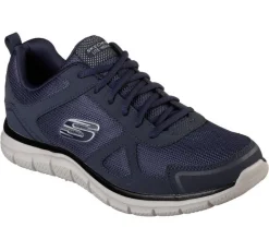 Men's Wide Fit Skechers 52631 Track Scloric Walking Trainers