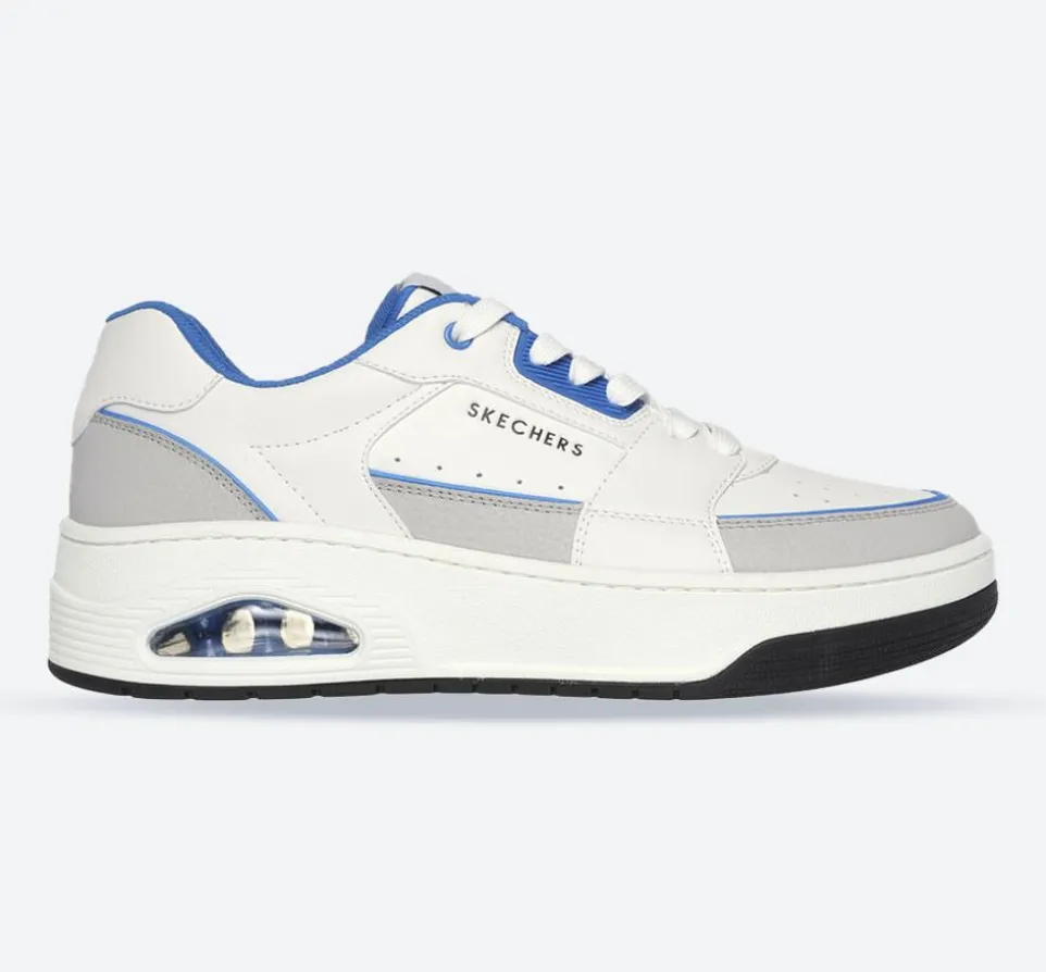 Men's Wide Fit Skechers 183140 Uno Court Trainers