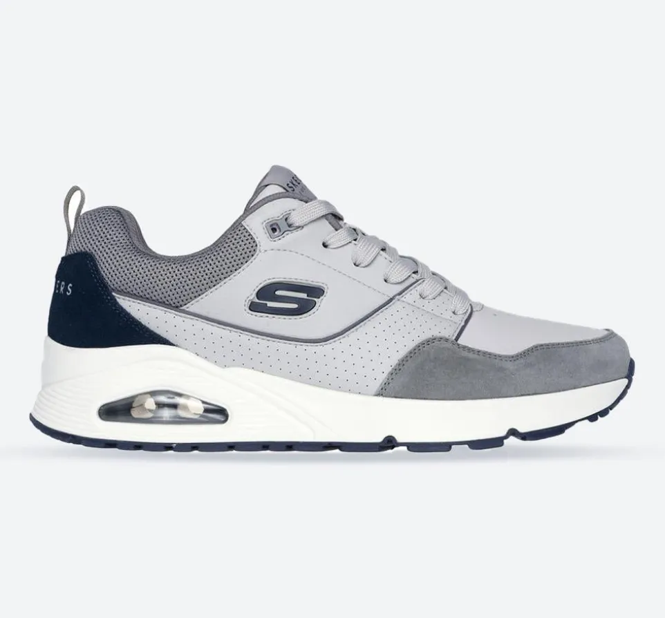 Men's Wide Fit Skechers 183020 Uno Retro One Trainers