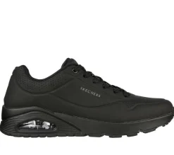 Men's Wide Fit Skechers 52458 Uno - Stand On Air Walking Trainers