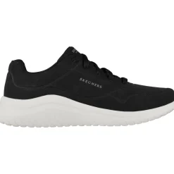Men's Wide Fit Skechers 232209 Ultra Flex 2.0 Vicinity Trainers - Black/White