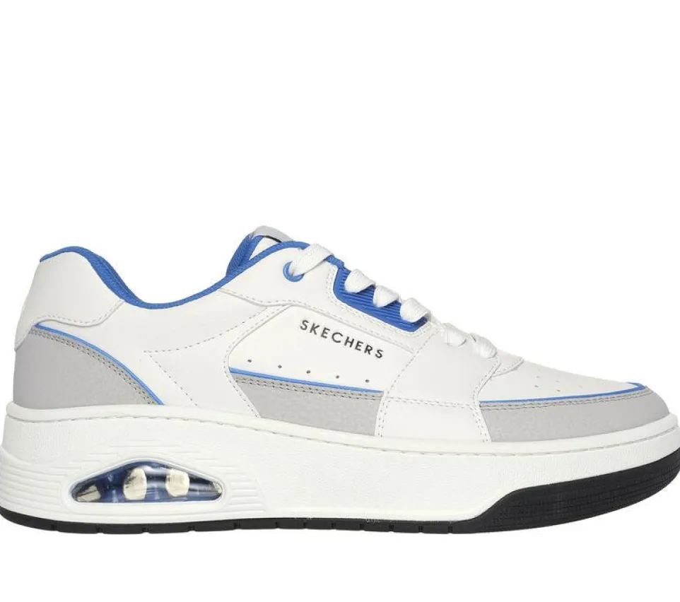 Men's Wide Fit Skechers 183140 Uno Court Trainers