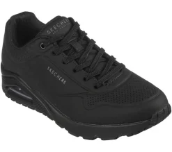Men's Wide Fit Skechers 52458 Uno - Stand On Air Walking Trainers