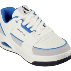 Men's Wide Fit Skechers 183140 Uno Court Trainers