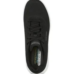 Men's Wide Fit Skechers 232209 Ultra Flex 2.0 Vicinity Trainers - Black/White