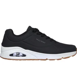 Men's Wide Fit Skechers 52458 Uno - Stand On Air Walking Trainers