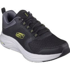 Men's Wide Fit Skechers 232628 Vapor Foam Trainers - Black/Lime