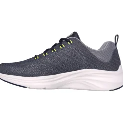 Men's Wide Fit Skechers 232626 Vapor Foam Varien Trainers - Navy/Grey