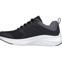 Men's Wide Fit Skechers 232628 Vapor Foam Trainers - Black/Lime