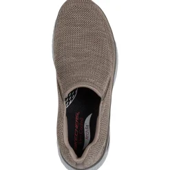 Men's Wide Fit Skechers Arch Fit Crosser Locke Trainers