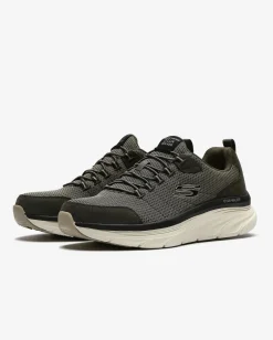 Men's Wide Fit Skechers Bersaga 232263 D'lux Walking Trainers