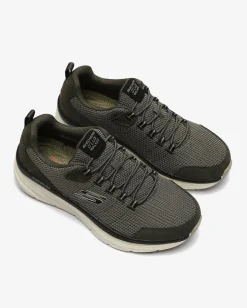 Men's Wide Fit Skechers Bersaga 232263 D'lux Walking Trainers