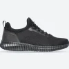 Men's Wide Fit Skechers 77188EC Cessnock Occupational Trainers - Black