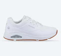 Men's Wide Fit Skechers 200054EC Uno SR Trainers - White