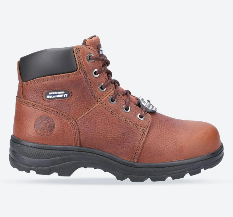 Men's Wide Fit Skechers 77009EC Workshire Safety Boots