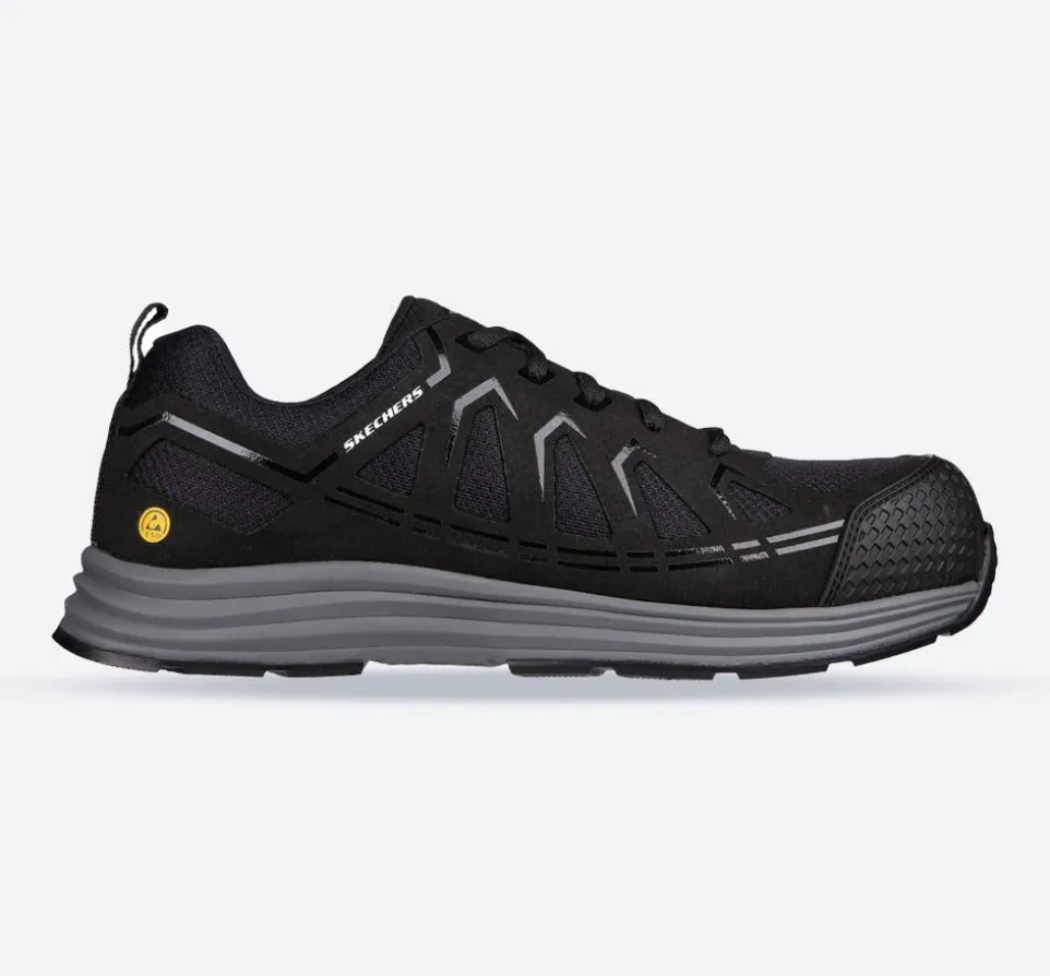 Men's Wide Fit Skechers 200127EC Malad II Safety Trainers
