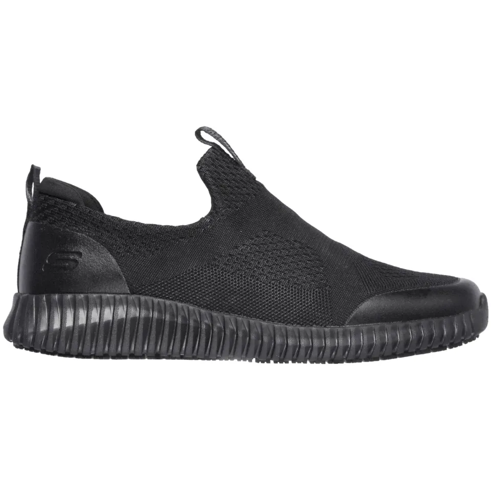Men's Wide Fit Skechers 77501EC Cessnock Colleton Slip Resistant Trainers