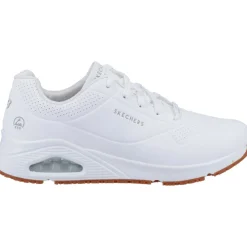 Men's Wide Fit Skechers 200054EC Uno SR Trainers - White