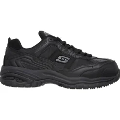 Men's Wide Fit Skechers 77013EC Soft Stride Grinnell Safety Trainers