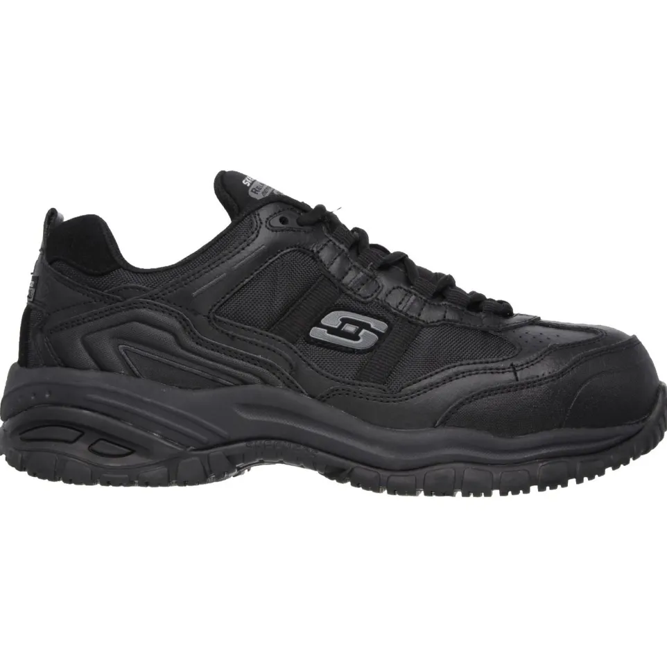 Men's Wide Fit Skechers 77013EC Soft Stride Grinnell Safety Trainers