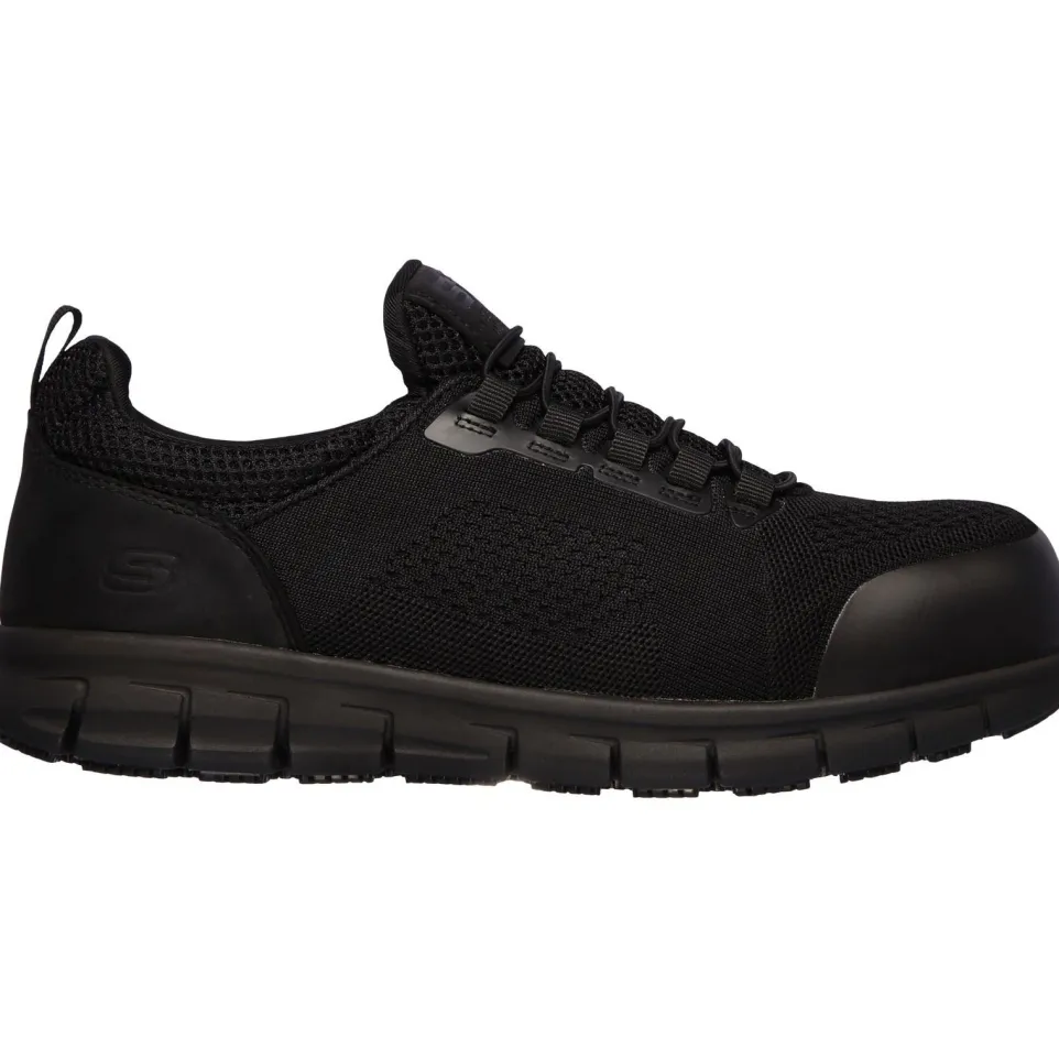 Men's Wide Fit Skechers 200013EC Synergy Omat Safety Trainers