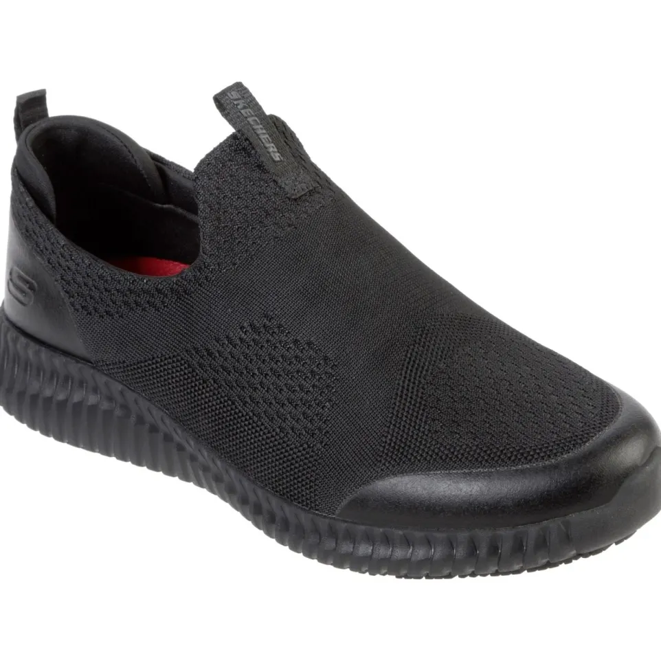 Men's Wide Fit Skechers 77501EC Cessnock Colleton Slip Resistant Trainers