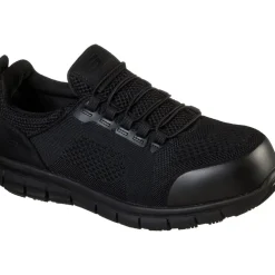 Men's Wide Fit Skechers 200013EC Synergy Omat Safety Trainers