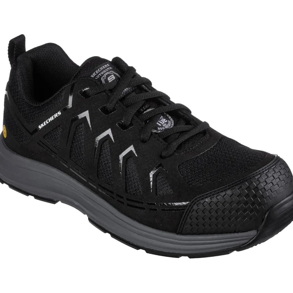 Men's Wide Fit Skechers 200127EC Malad II Safety Trainers