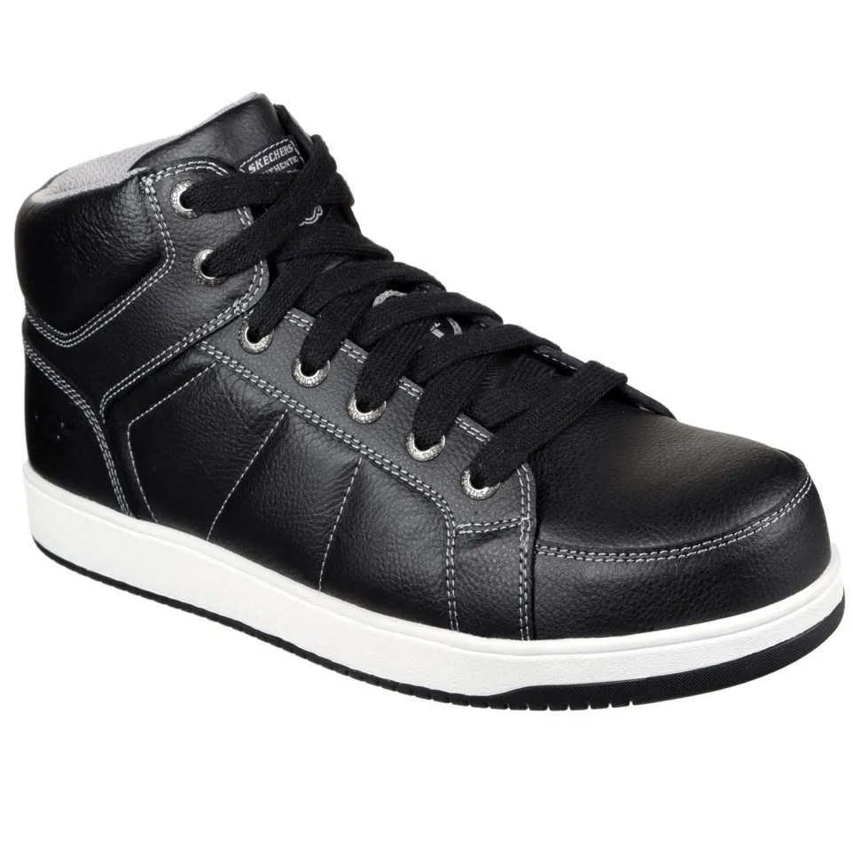 Men's Wide Fit Skechers 77149EC Watab Safety Trainers