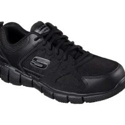 Men's Wide Fit Skechers 77152EC Telphin Sanphet Slip Resistant Trainers