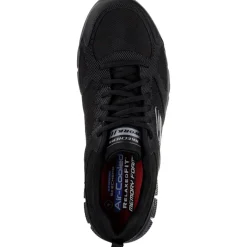 Men's Wide Fit Skechers 77152EC Telphin Sanphet Slip Resistant Trainers