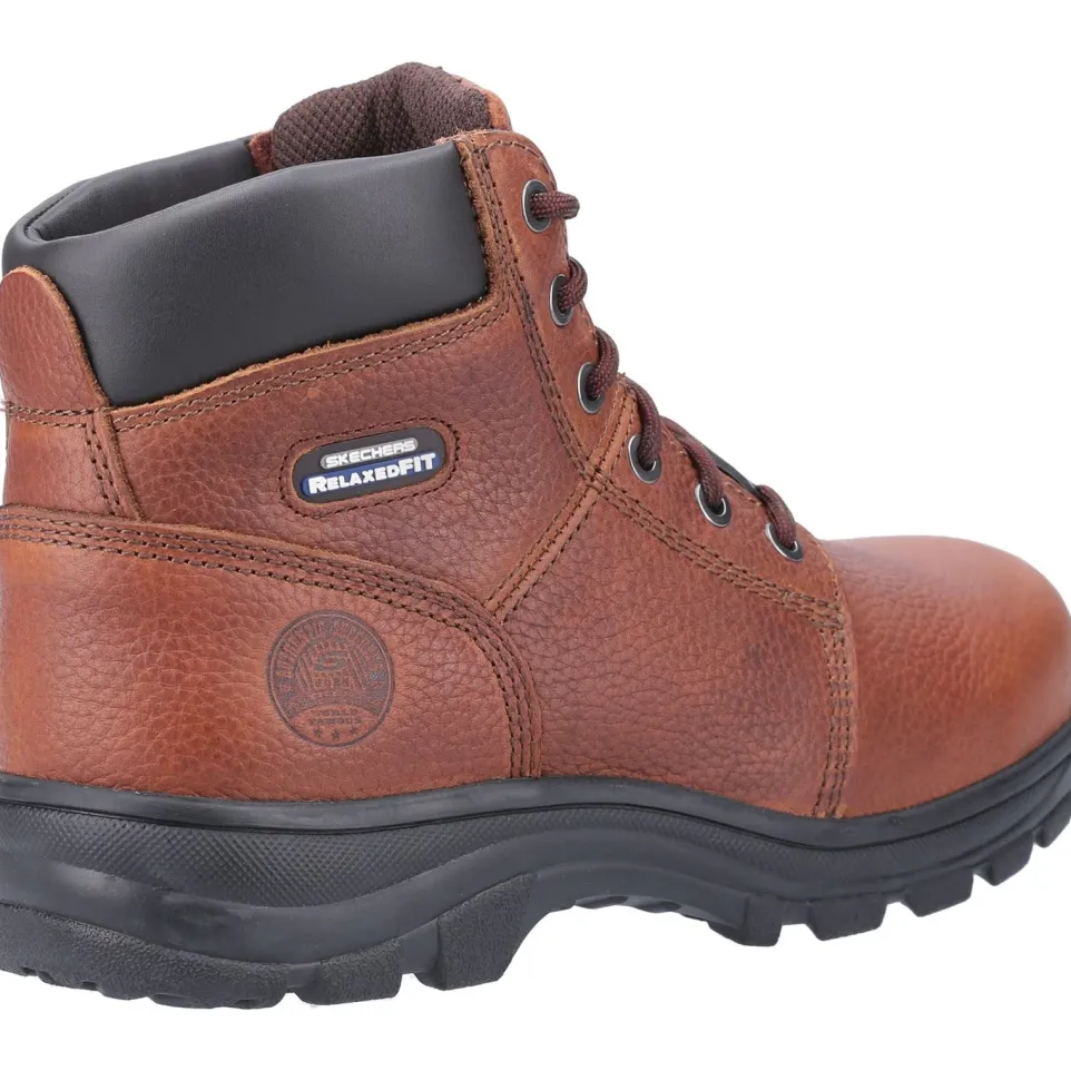 Men's Wide Fit Skechers 77009EC Workshire Safety Boots