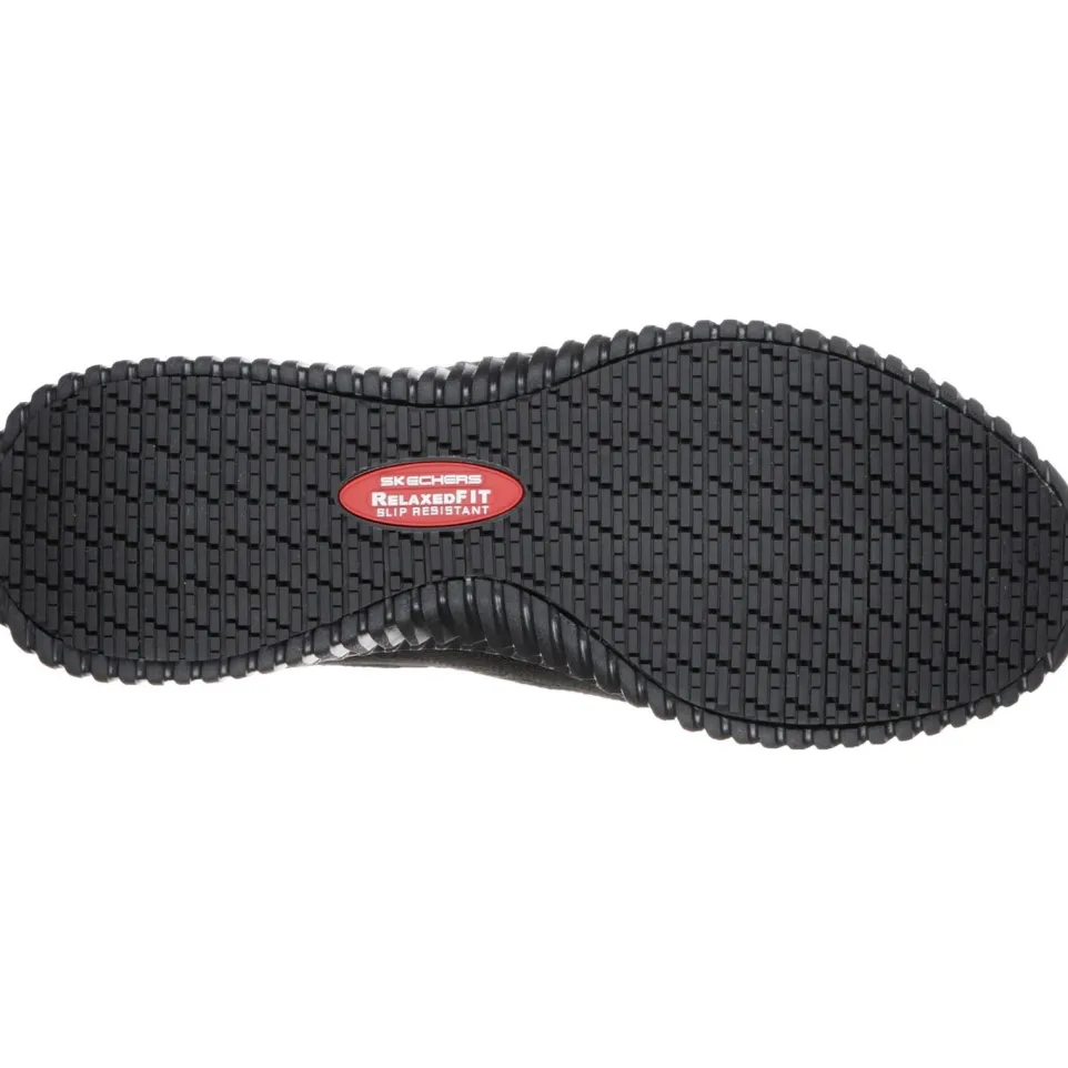 Men's Wide Fit Skechers 77501EC Cessnock Colleton Slip Resistant Trainers