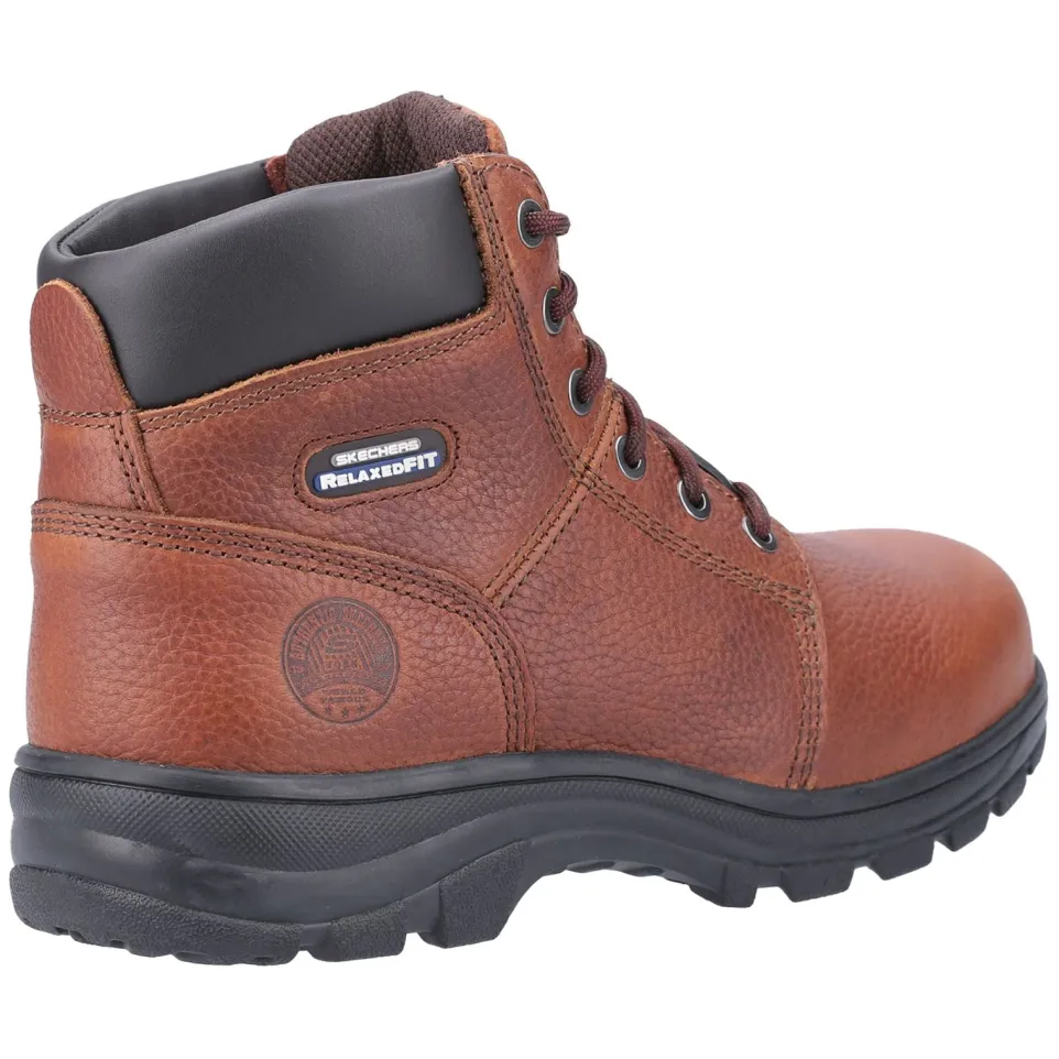 Men's Wide Fit Skechers 77009EC Workshire Safety Boots