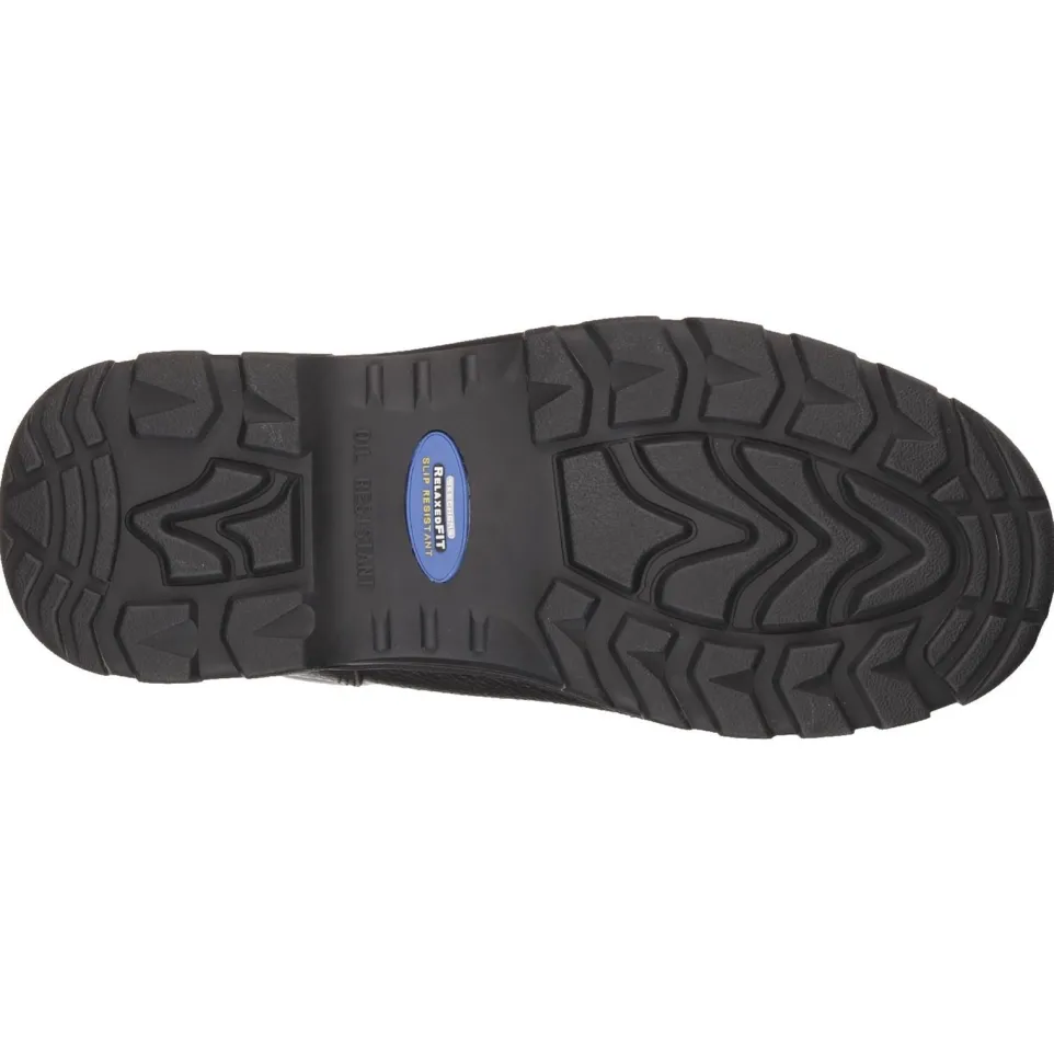 Men's Wide Fit Skechers 77009EC Workshire Safety Boots - Black