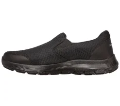 Mens Wide Fit Skechers Flex Advantage 4.0 Tuscan 232230W Black Slip Trainers
