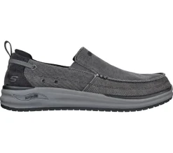 Men's Wide Fit Skechers Melo - Port Bow 204605 Arch Fit Trainers