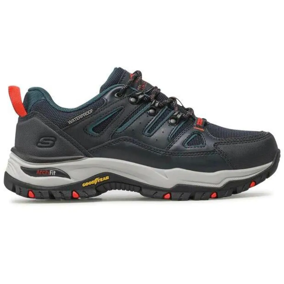 Men's Wide Fit Skechers Relaxed Fit 204630 Arch Fit Dawson Argosa Good Year Walking Trainers