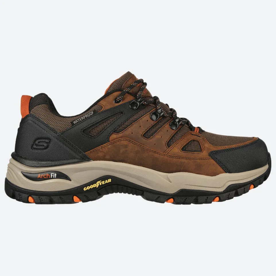 Men's Wide Fit Skechers Relaxed Fit 204630 Arch Fit Dawson Argosa Good Year Walking Trainers