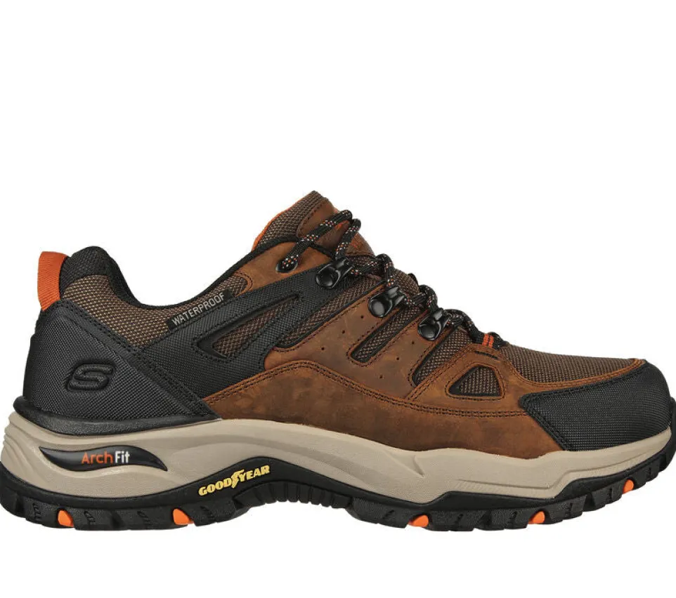 Men's Wide Fit Skechers Relaxed Fit 204630 Arch Fit Dawson Argosa Good Year Walking Trainers