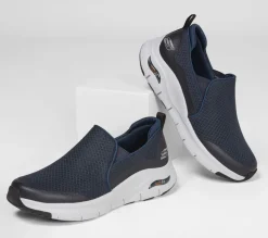 Mens Wide Fit Skechers SK232043 Arch Fit Banlin Walking Trainers