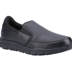Men's Wide Fit Skechers Sk77236EC Nampa Annod Occupational Trainers