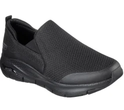 Mens Wide Fit Skechers SK232043 Arch Fit Banlin Walking Trainers